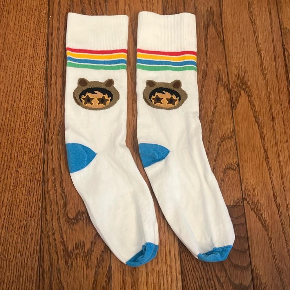 Salesforce Astro Logo Novelty Crew Socks Pride Stripe Men's Women's Kids Open Pk
